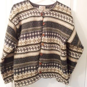 Vintage Green Knit Sweater